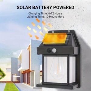 Waterproof Solar Wall Light with Motion Sensor Energy Efficient Outdoor Lighting for Garden Patio and Courtyard 3 Waterproof Solar Wall Light with Motion Sensor | Outdoor Garden & Patio Lighting