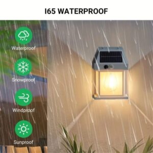 Waterproof Solar Wall Light with Motion Sensor Energy Efficient Outdoor Lighting for Garden Patio and Courtyard 4 Waterproof Solar Wall Light with Motion Sensor | Outdoor Garden & Patio Lighting