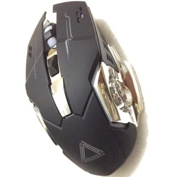 Wireless Rechargeable Gaming Mouse with LED Lights | Ergonomic RGB Mouse for PC, Laptop Gamers - Image 3