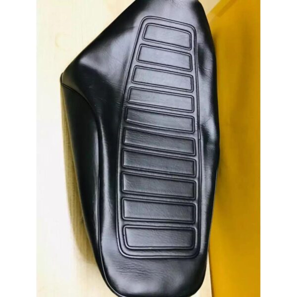 Premium Black Rexine Seat Cover for Honda CG 125 Motorcycle – Comfort & Durability - Image 8