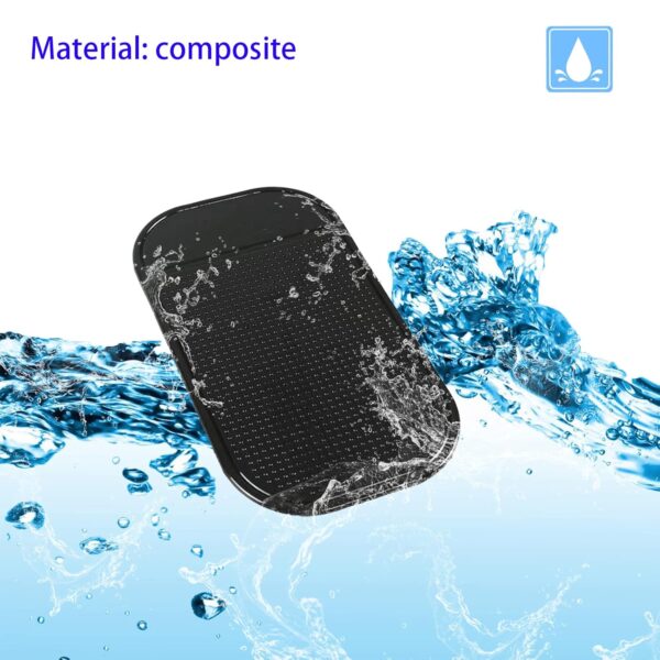 1-Piece Car Dashboard Sticky Pad | Anti-Slip Silicone Mat for Phones, Keys & Accessories (Black) - Image 7