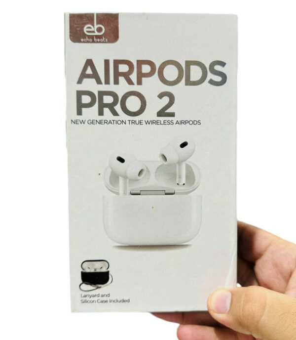 Echo Beat AirPods Pro 02 - Premium Wireless Earbuds with Active Noise Cancellation (White)