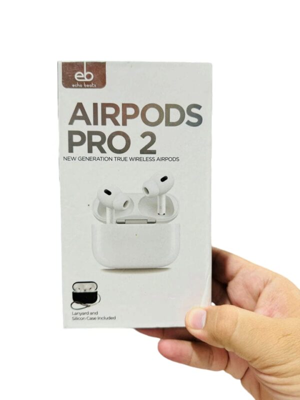 Echo Beat AirPods Pro 02 - Premium Wireless Earbuds with Active Noise Cancellation (White) - Image 8