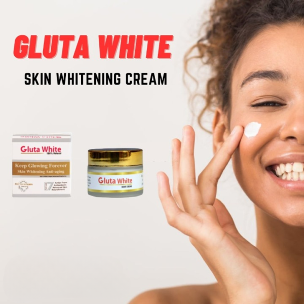 Gluta White Extreme Stronger Light Up & Anti-Aging Day & Night Cream (50g) - Image 5