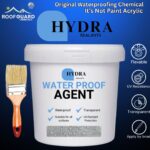 Hydra Sealant Waterproofing Chemical - Transparent, Quick-Drying Anti-Leakage Solution with Free Brush