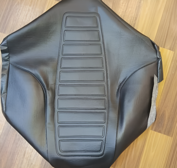 Premium Black Rexine Seat Cover for Honda CG 125 Motorcycle – Comfort & Durability - Image 6