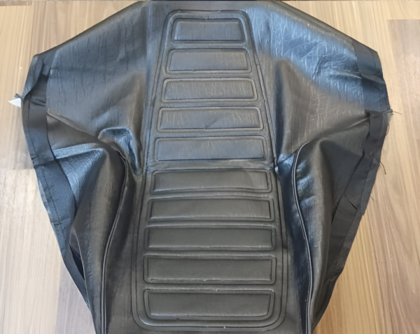 Premium Black Rexine Seat Cover for Honda CG 125 Motorcycle – Comfort & Durability - Image 4
