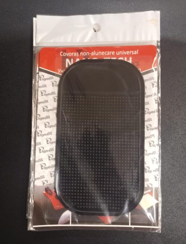 1-Piece Car Dashboard Sticky Pad | Anti-Slip Silicone Mat for Phones, Keys & Accessories (Black) - Image 3