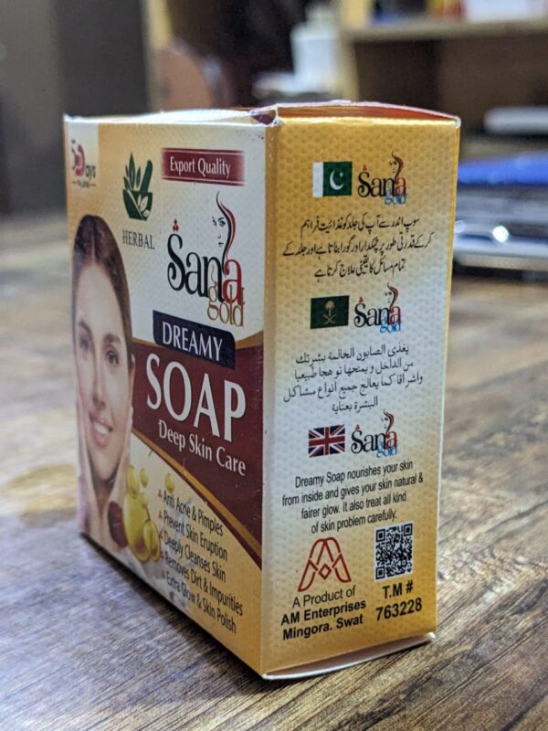 Pack of 7 - Sana Gold Magic Soap | Herbal Formula for Glowing Skin | Guaranteed Results - Image 10