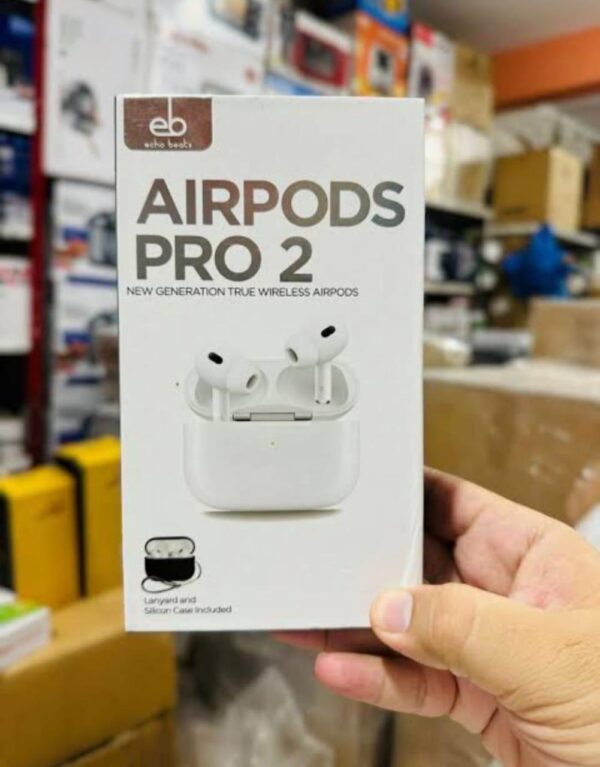 Echo Beat AirPods Pro 02 - Premium Wireless Earbuds with Active Noise Cancellation (White) - Image 4