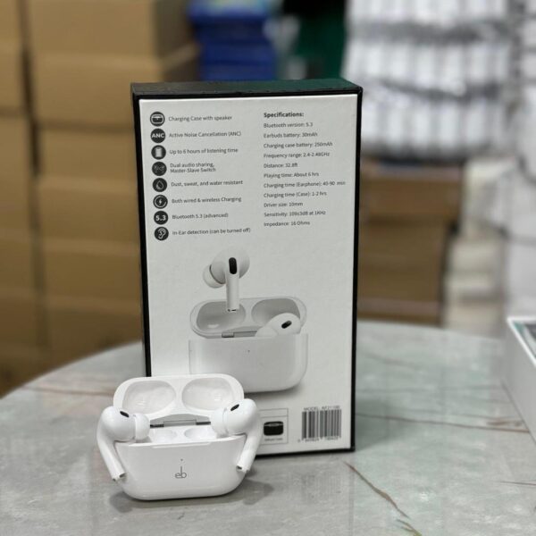 Echo Beat AirPods Pro 02 - Premium Wireless Earbuds with Active Noise Cancellation (White) - Image 7
