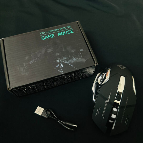 Wireless Rechargeable Gaming Mouse with LED Lights | Ergonomic RGB Mouse for PC, Laptop Gamers - Image 7
