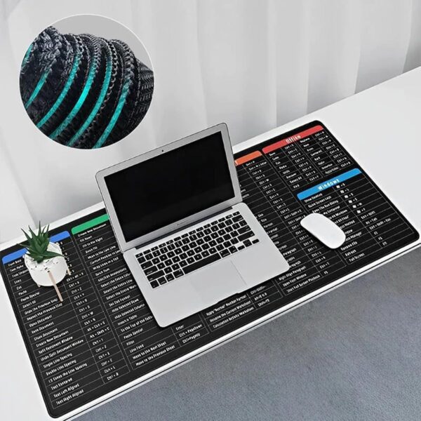 Shortcut Keyboard Mat for Office & Design – Non-Slip PS, CAD, AI, Excel, CDR, PPT Key Reference (30x80cm) - Image 4