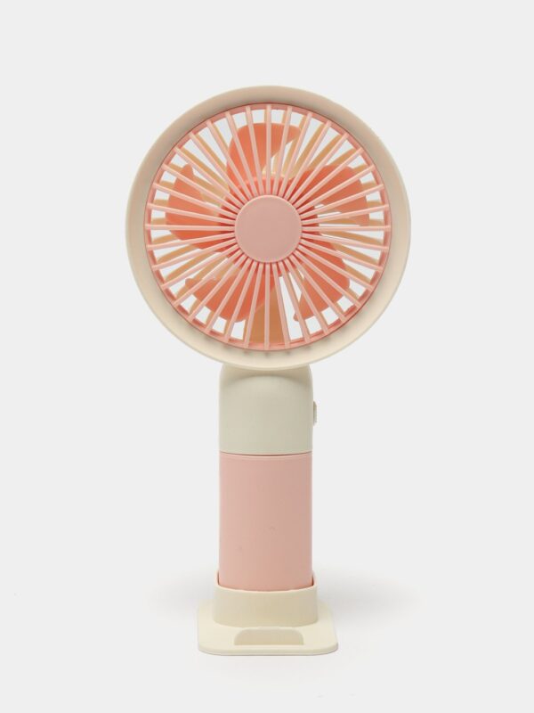 Rechargeable Portable Fan with USB Charging & Phone Stand | Handheld & Desk Mini Fan (Random Color) - Image 4