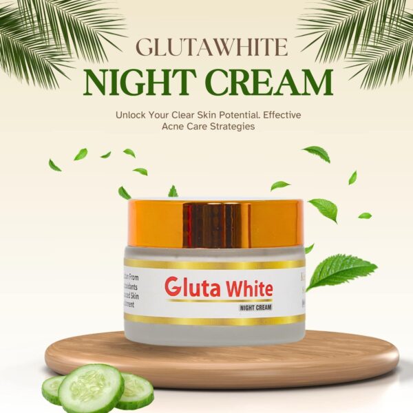 Gluta White Extreme Stronger Light Up & Anti-Aging Day & Night Cream (50g) - Image 3